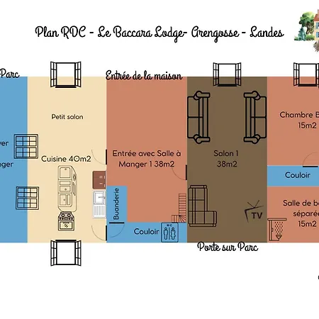 Le Baccara Lodge, Veritable Maison De Famille Avec Piscine Et Parc Vila